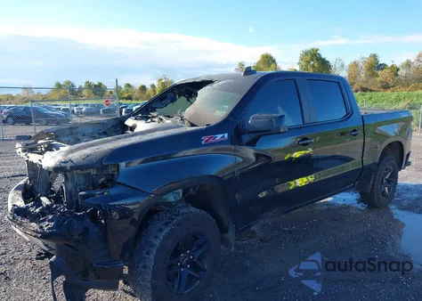 2020 Chevrolet Silverado 1500 4Wd Short Bed Lt Trail Boss из США, поврежденный, VIN 1GCPYFED6LZ222208